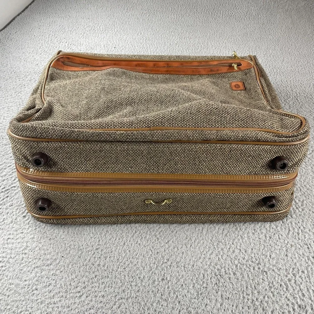 Vintage Hartmann Tweed Wool‎ Garment Bag Bi-Fold Travel Luggage 23